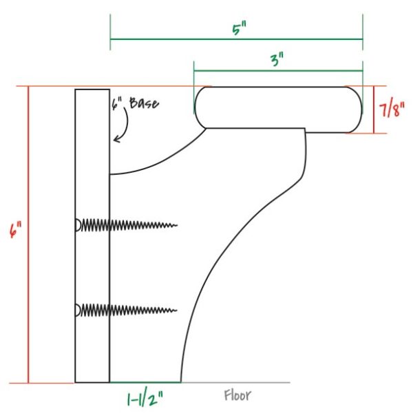 Foot Rail Installation Options Hardwoods Incorporated