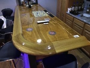Finished Bar Photo Gallery - Bar Rails & Parts - Hardwoods Incorporated