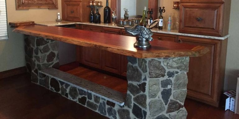 Give Your Bar a Unique Twist with Live Edge Bar Tops - Hardwoods ...